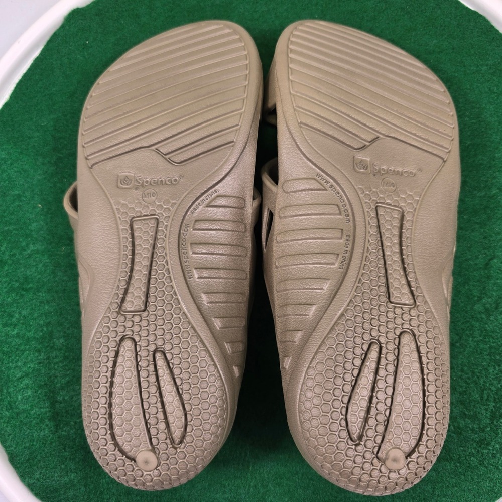 Spenco Kholo Orthotic Recovery Slide Sandals Mens 10 Camo Tan Camouflage NWOT - Picture 5 of 10